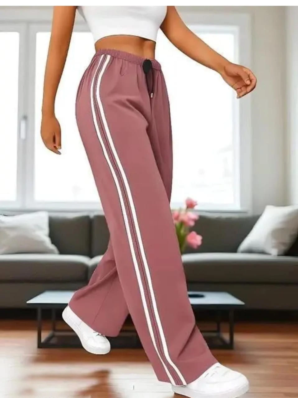 2 Side Patti Trouser For Women