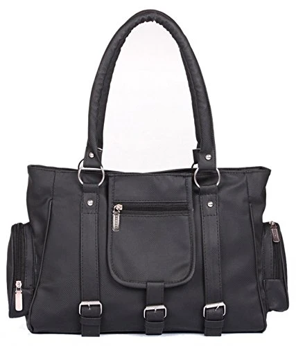 Attractive Women's Black Faux Leather