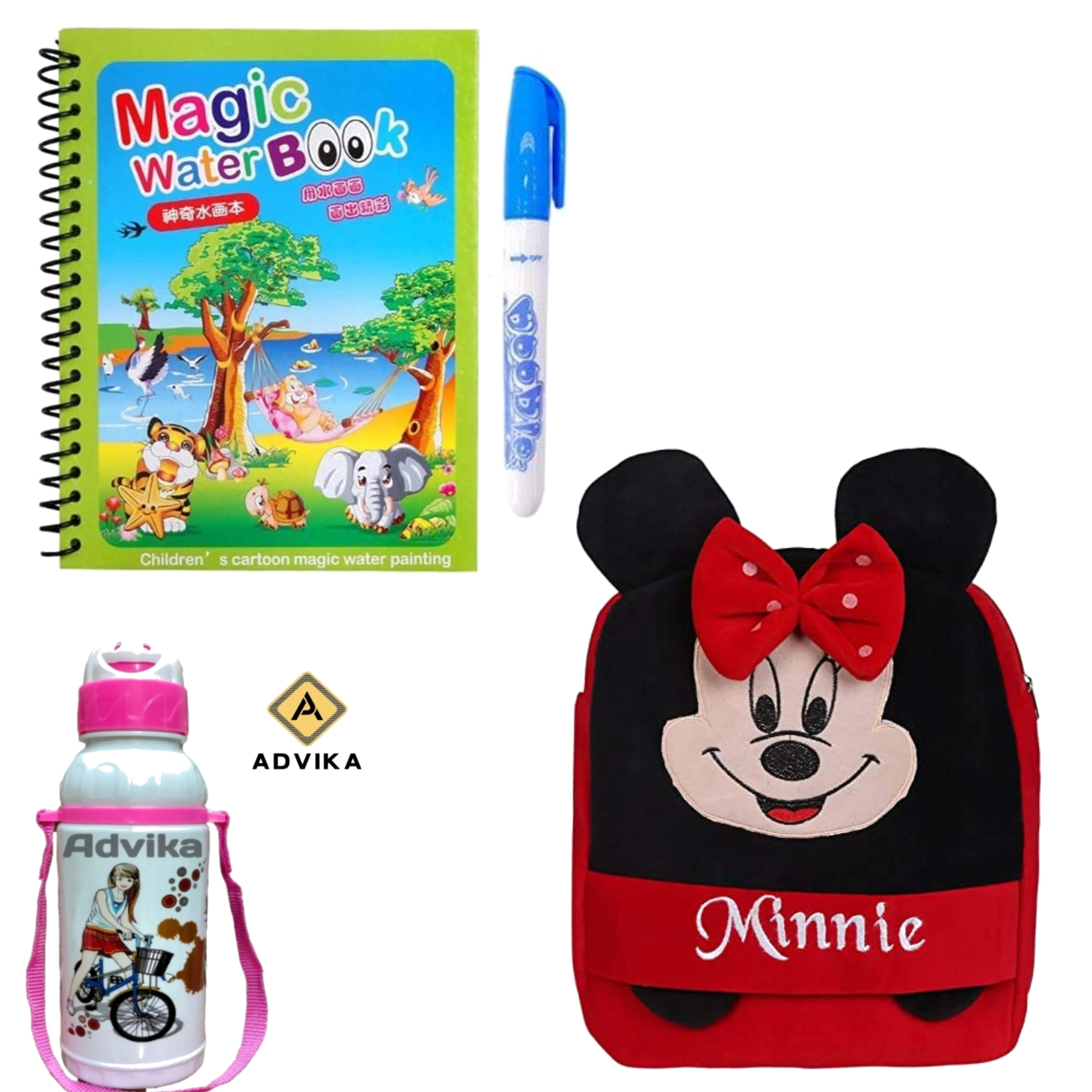 Minni headup magic book bottle KIDS BAG, Magic Book for Kids | Magic Book for Children | Educational Learning Book| Ages 2-5 Years |
