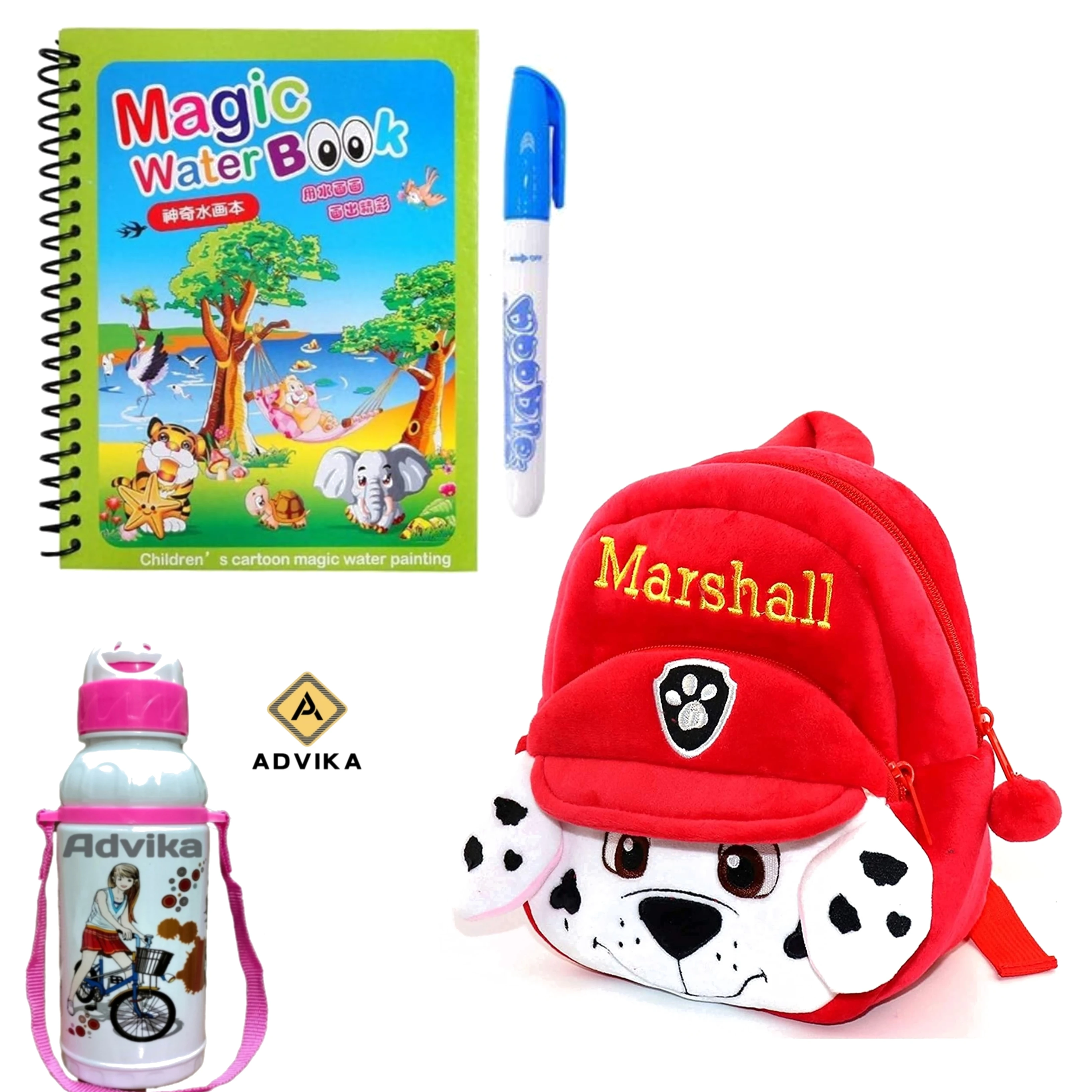 Marshal magic book bottle KIDS BAG, Magic Book for Kids | Magic Book for Children | Educational Learning Book| Ages 2-5 Years |