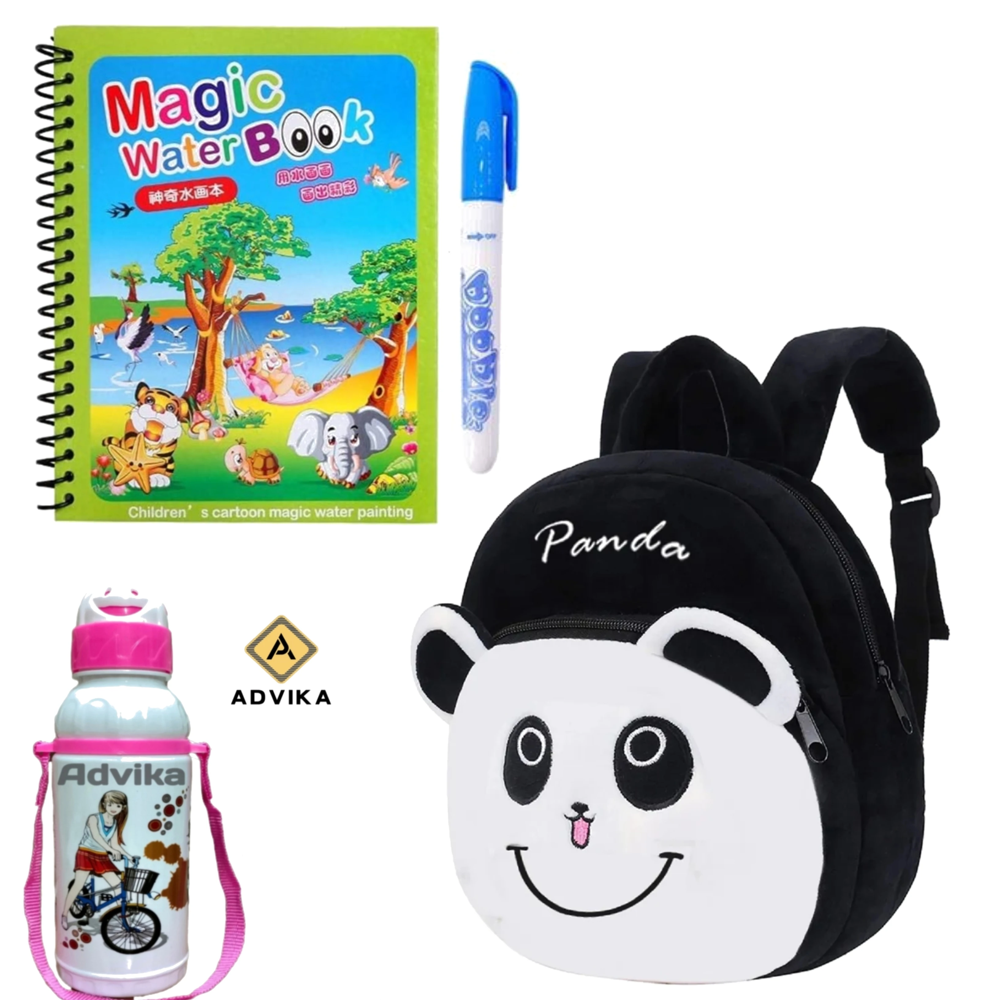 Black panda KIDS BAG, Magic Book for Kids | Magic Book for Children | Educational Learning Book| Ages 2-5 Years |