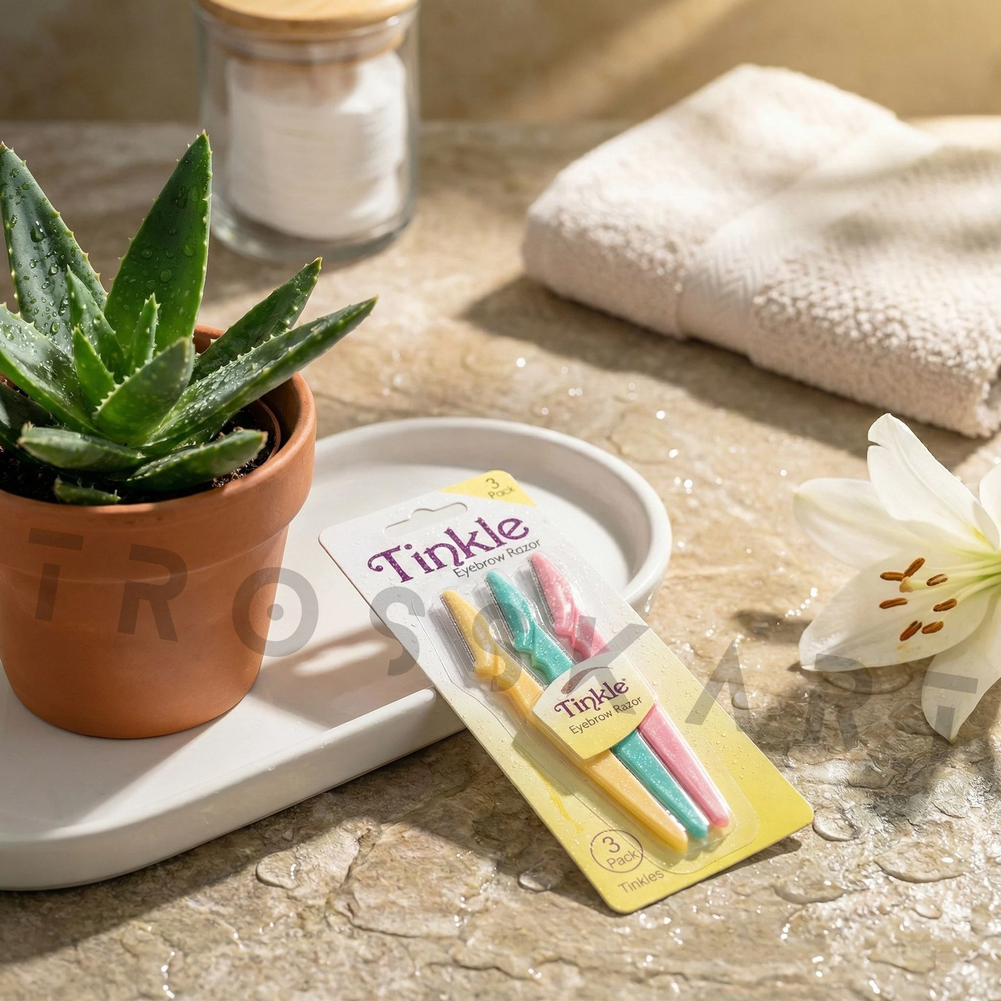 Trosskart Ultimate Razor for Women Combo Pack Of 3 - Tinkle Eyebrow Razor, Face Razor, Stainless Steel Razors & Blades, Best Hair Removal Razor for Ladies