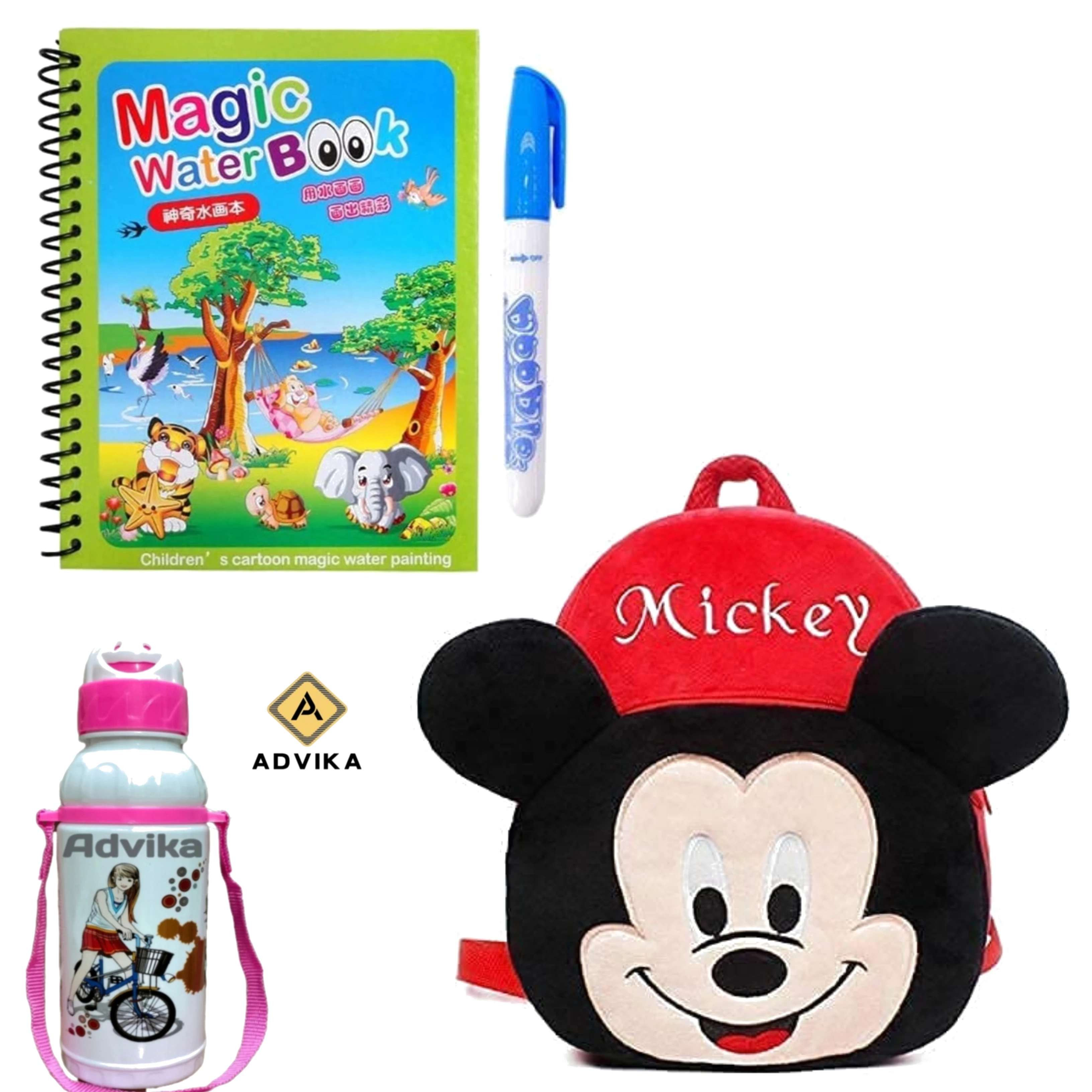 Mickey magic book bottle KIDS BAG, Magic Book for Kids | Magic Book for Children | Educational Learning Book| Ages 2-5 Years