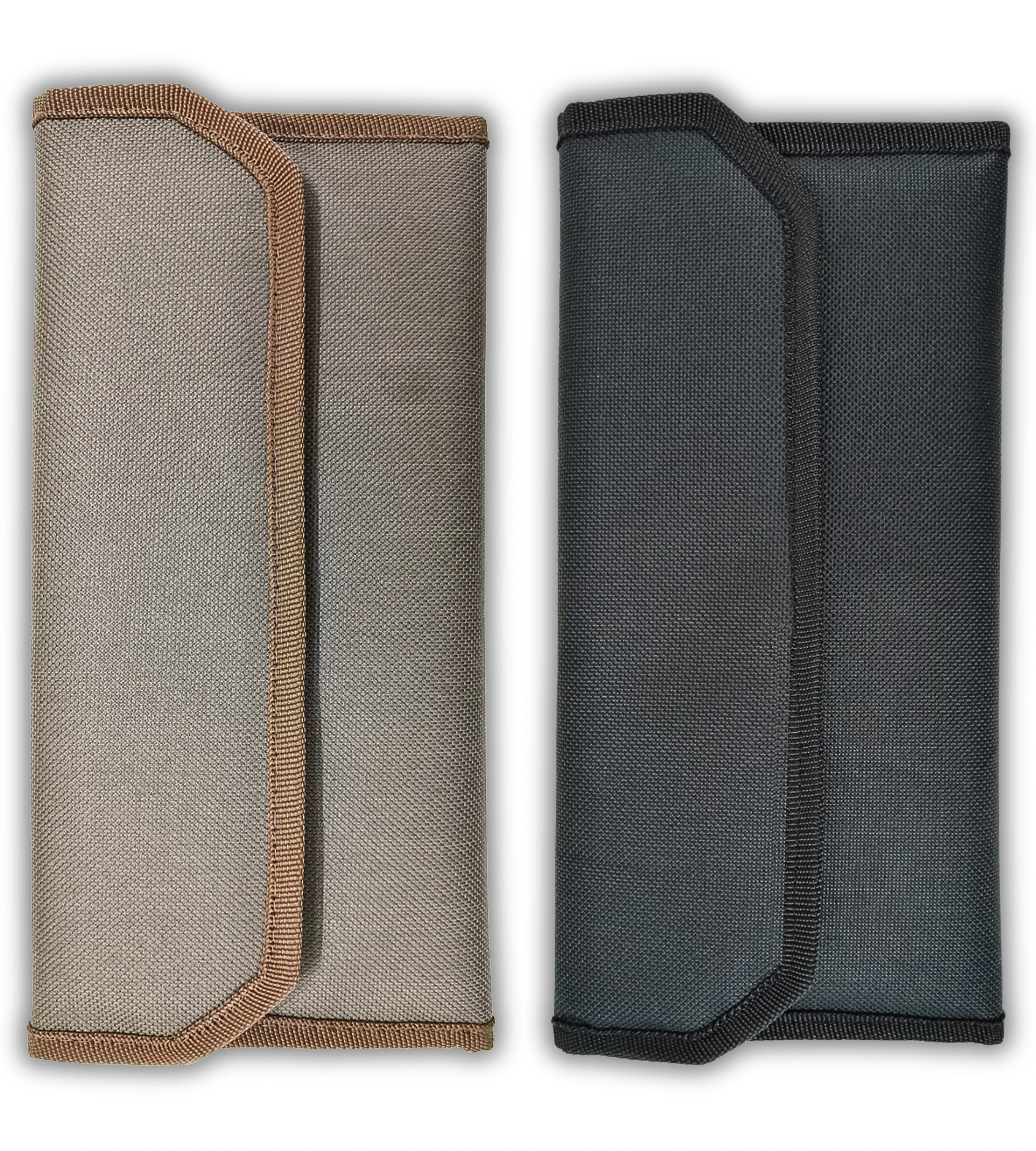 Ransh Car Document Holder or Two Wheeler Document Organizer, All Vehicle Document Organisers, Pack of 2 (Mat Black & Mat Brown)