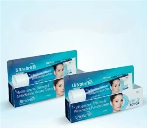 Ultra Brite Night Cream (Pack of 2) Skin Whitening Cream- Triple Action Formula for Acne marks, Melasma, Dark Spots - patches & Pigmentation Removal (25g+25gm))