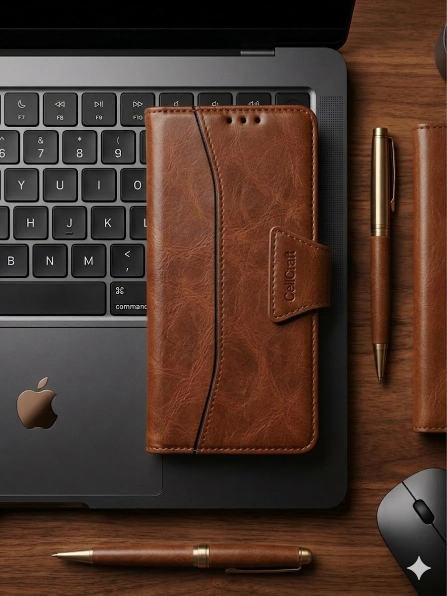 Flip Cover Back Case for 1+ OnePlus Nord CE 4 Lite 5G (Magnetic Wallet Style Camera open cut  Flip Case | Wallet Pockets & Stand | Leather Finish |