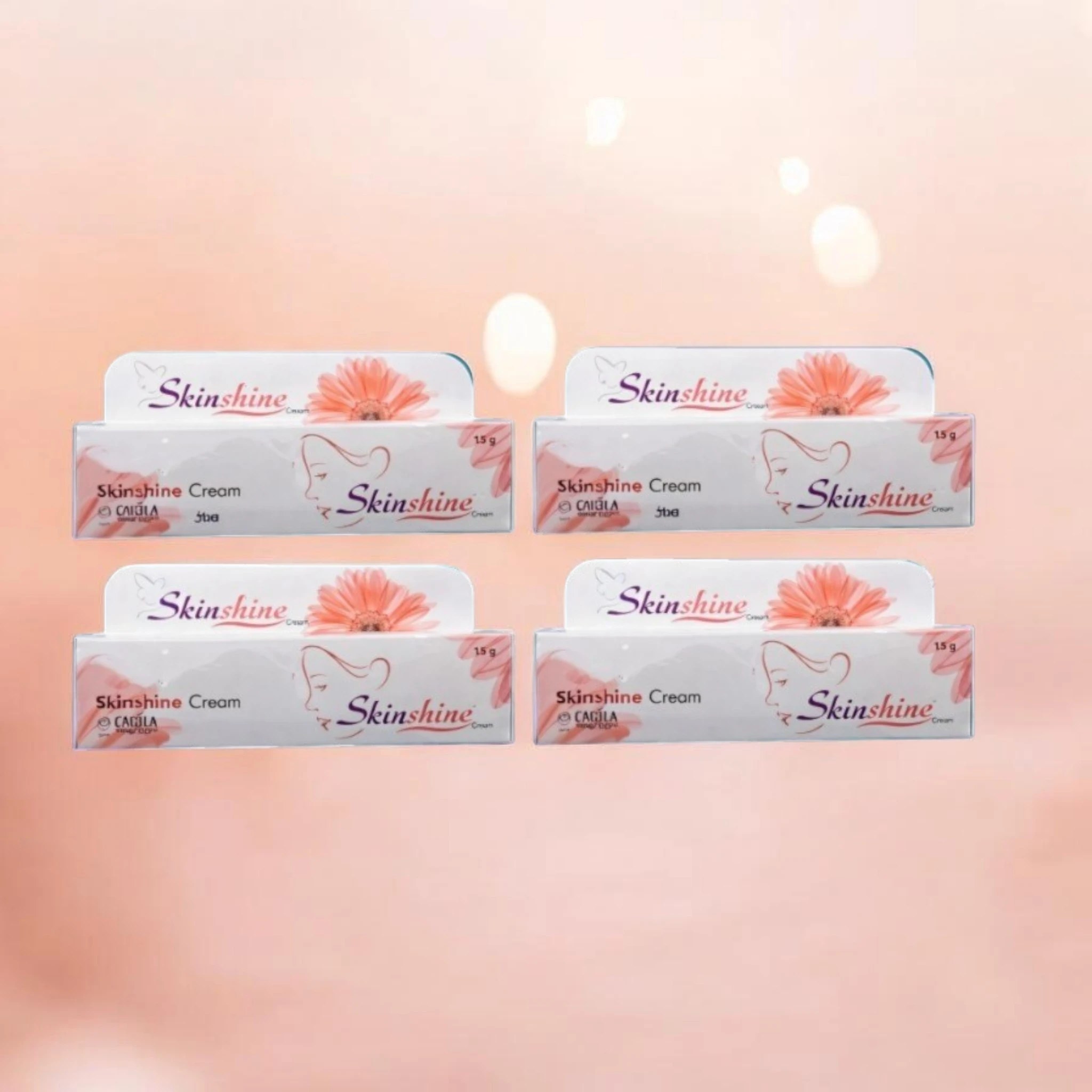 Trendy Skinshine Face Whitening Cream is a dermatologically formulated cream designed to enhance skin tone, reduce dark spots, and provide a bright, pack of 4(Pack 4)