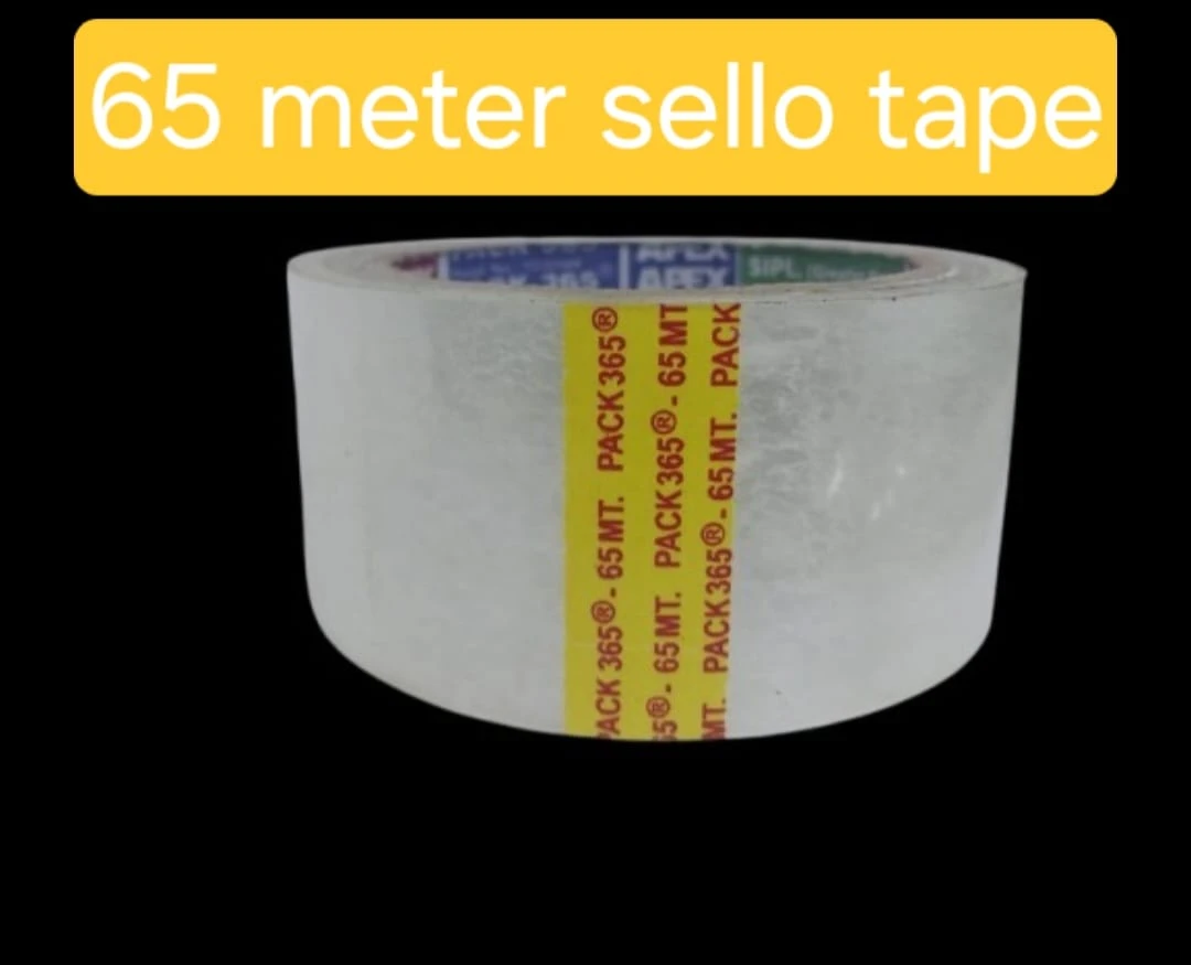 My God Gift Transparent Cello Tape 65 Meter – Strong Adhesive Packing & Office Tape