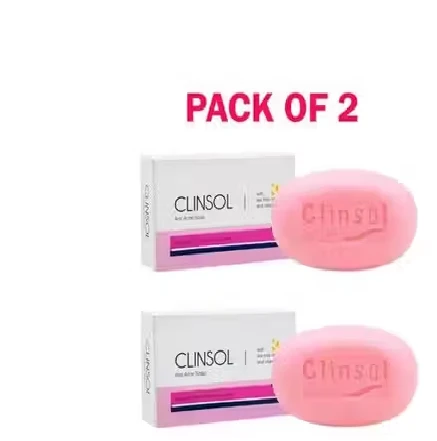 clinsole skin glow soap pack of 2